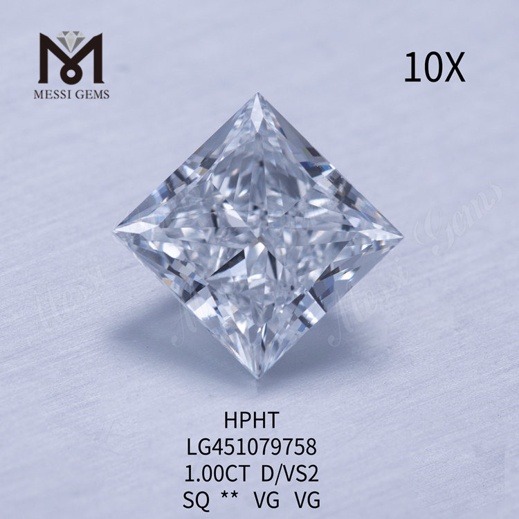 1,00 Karat D HPHT VS2 Runder, im Labor gezüchteter Diamant