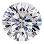 Runde Labor gewachsene Diamanten