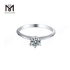 Messi Gems 1 Karat Moissanit-Diamant-Silberringe Währendverkaufspreis