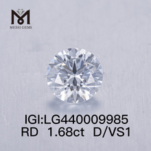 1,68 Karat D VS1 IDEAL im Labor gezüchteter Diamant Rund
