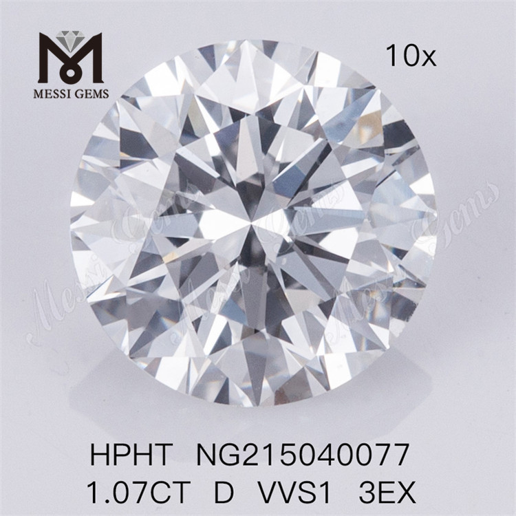 HPHT 1,07 CT D VVS1 3EX RD Labordiamanten 