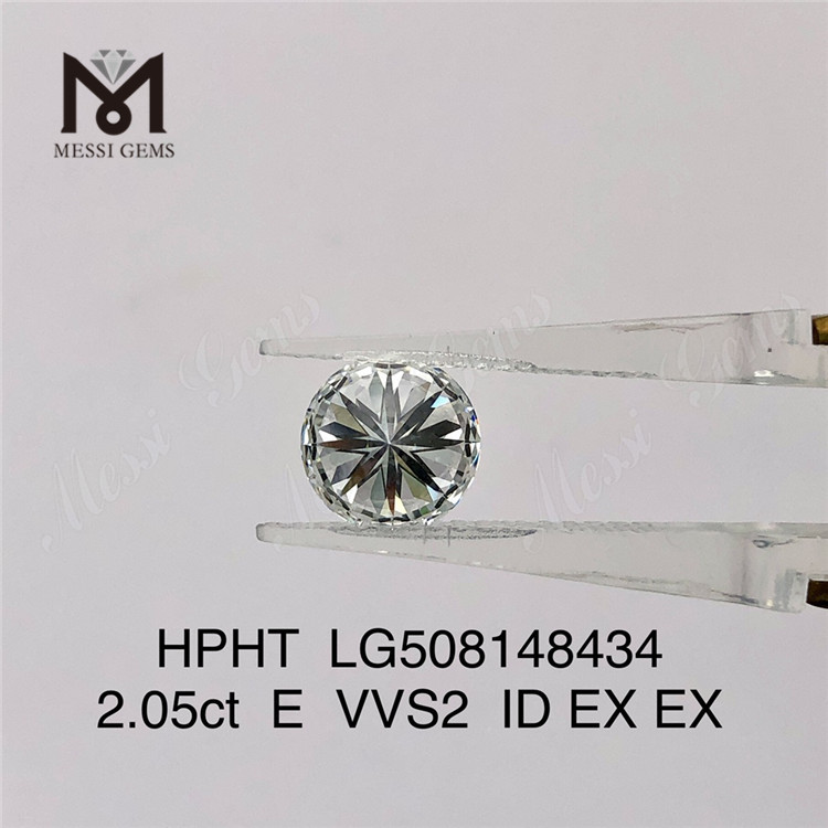 2,05 CT E VVS-Labordiamanten RD-Schliff HPHT-Diamanten zum Großhandelspreis