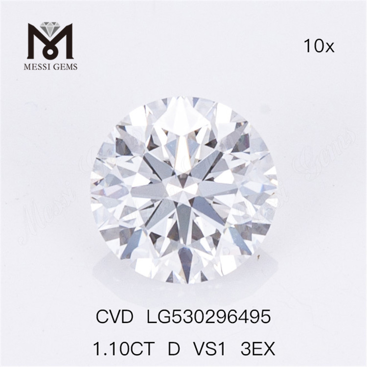 1,10 Ct D Bestverkaufter loser Labordiamant, runder Cvd-Diamant im Großhandel