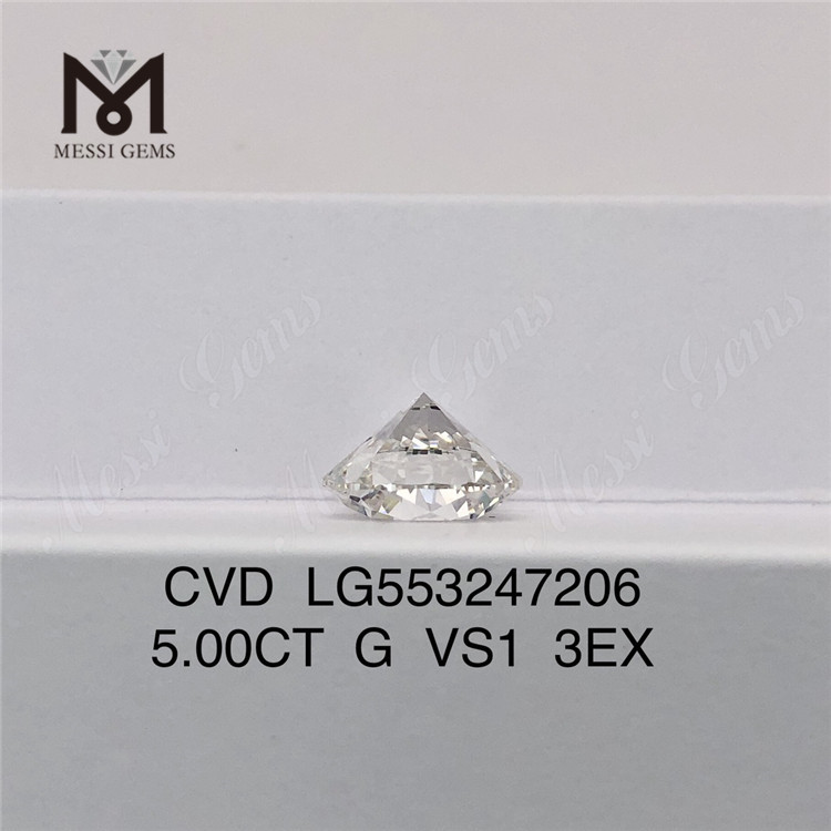 5CT G VS1 3EX im Labor gezüchteter Diamant CVD 5 Karat im Labor hergestellter Diamant