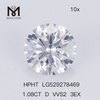 1,08 ct D VVS2 3EX Rundpreis für im Labor gezüchtete Diamanten