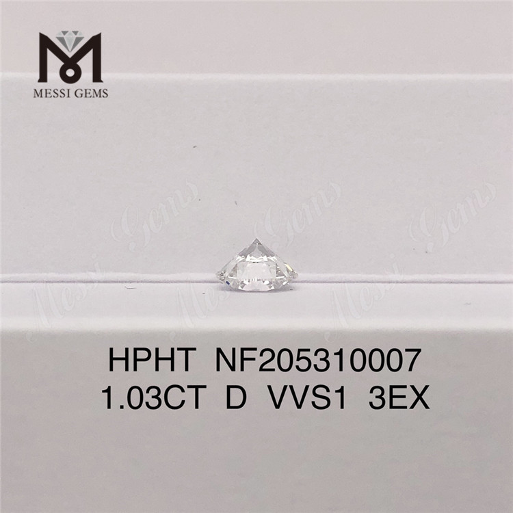 Großhandelspreis 1,03 ct D VVS1 RD billige künstliche Diamanten
