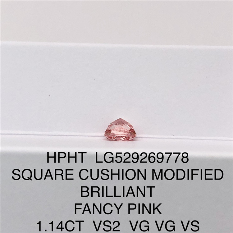 1,14 ct Fancy Pink Loose SQ Synthetic Diamonds HPHT Diamond Großhandelspreis LG529269778