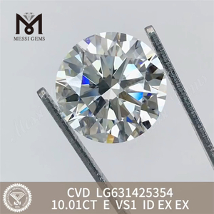 10,01 CT White Diamond Lab E VS1 ID IGI LG631425354丨Messigems