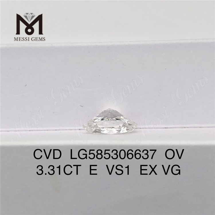 3,31 CT E VS1 EX VG OV bestes Diamantlabor CVD LG585306637