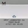 0,71 CT VS1 VG VG CU FANCY BLUE Der blaue Hpht-Diamant LG586347001