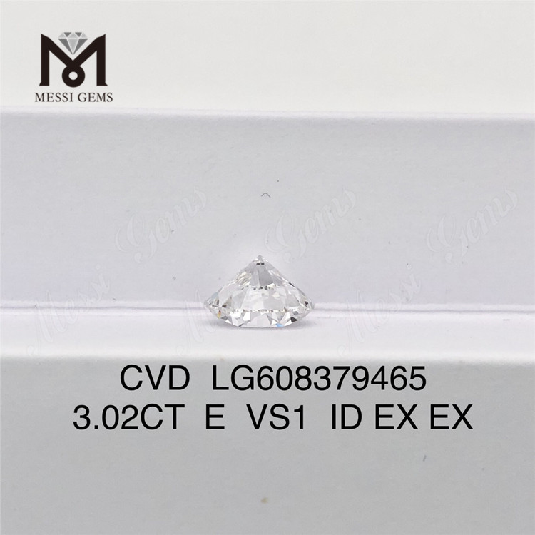 3.02CT E VS1 3ct Lab-Crown Diamond CVD Bereitstellung von edlem Schmuck zu außergewöhnlichem Preis LG608379465丨Messigems 