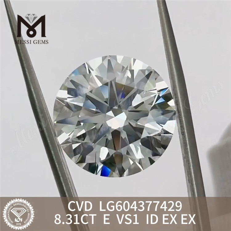 8,31 ct Igi-Diamant E VS1 ID Großhandel mit CVD-Labordiamanten zu unschlagbaren Preisen LG604377429丨Messigems