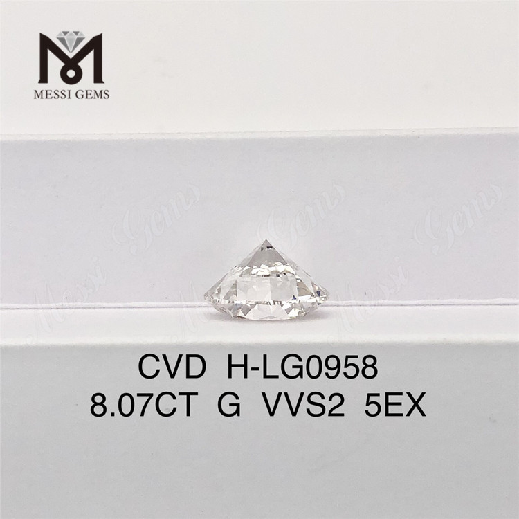 8.06CT G VVS2 ID EX EX Bulk CVD-Diamanten: Qualität, der Sie vertrauen können LG602336105丨Messigems