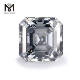 10 * 10 mm Asscher geschnitten Moissanite Diamant Großhandelspreis synthetische Moissanite