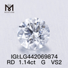 1,14 ct VS im Labor gezüchteter Diamant, rund, BRILLANT, lose synthetische Diamanten, G-IDEAL 