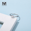 Messi Gems 1 Karat Moissanit-Diamant-Silberringe Währendverkaufspreis