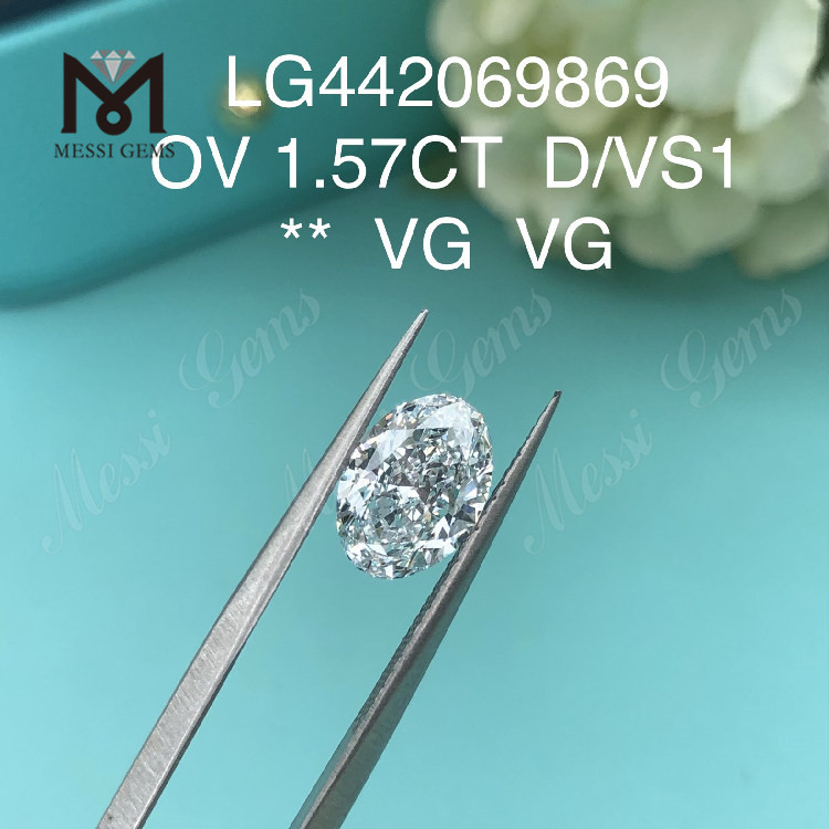1,57 ct OVAL D VS1 Labordiamant, Preis pro Karat