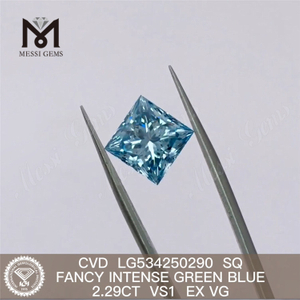 2,29 CT VS1 SQ Labordiamanten Grün Blau CVD Labordiamanten im Angebot LG534250290 