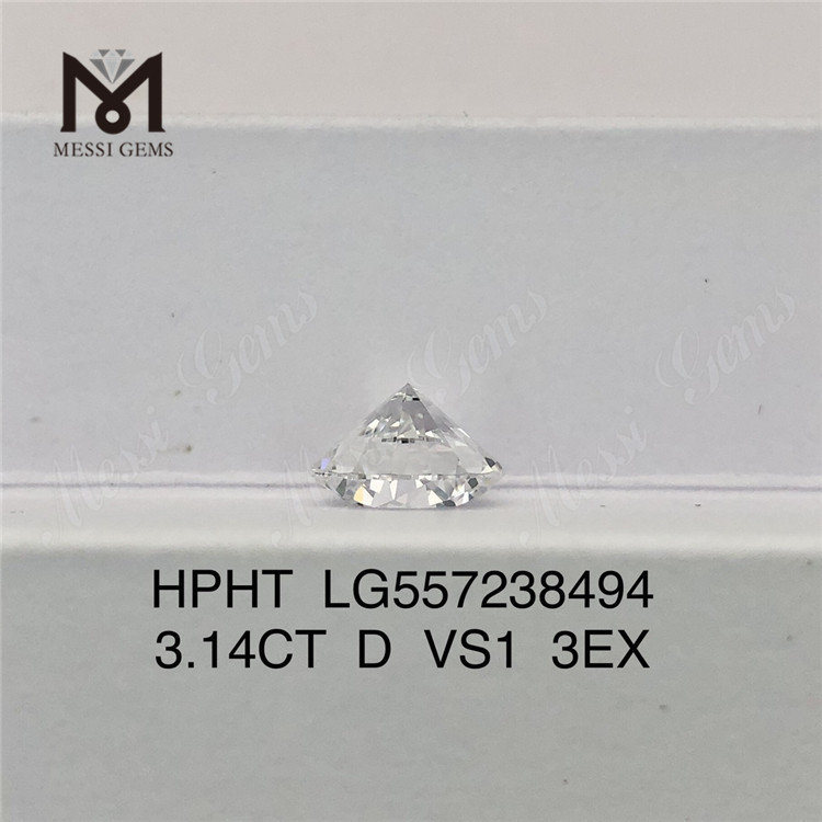 3,14 CT D VS1 3EX HPHT, im Labor gezüchteter Diamant IGI