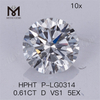HPHT-Labordiamant 0,61 CT D VS1 5EXLab-Diamanten
