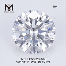 3,01 CT E VS2 ID EX EX 3 Karat Labordiamant, Preis CVD LG559282568