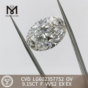 9,15 CT F VVS2 EX EX CVD-Labor erstellte Diamanten OV LG602357752