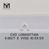 6,95 CT E VVS2 ID EX EX CVD Lab Grown Diamonds LG604377434 Ohne die Minen丨Messigems 
