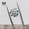 3,01 CT F VS1 3ct CVD-Diamanten Atemberaubende Schönheit zu verkaufen丨Messigems LG608374177 