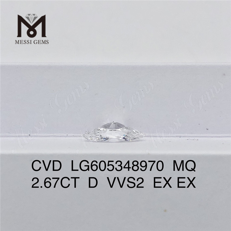 2,67 CT D VVS2 IGI-zertifizierte Diamanten mq Nachhaltiger Luxus丨Messigems LG605348970
