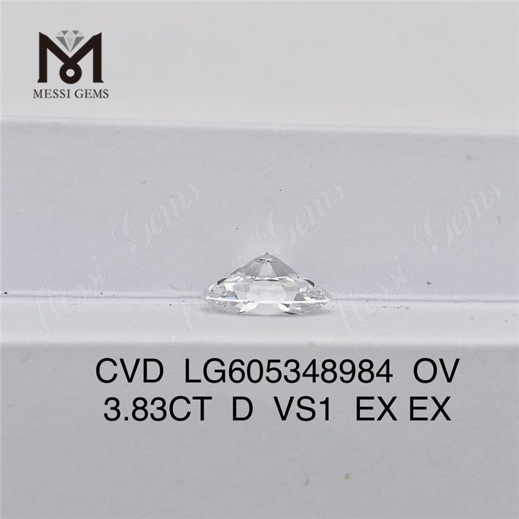 3,83 CT D VS1 OVAL CVD IGI-zertifizierte Diamanten Bulk Brilliance丨Messigems LG605348984