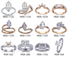 Individueller Schmuck, Verlobungsring, 14-Karat-Gold-Diamantring im Marquise-Schliff