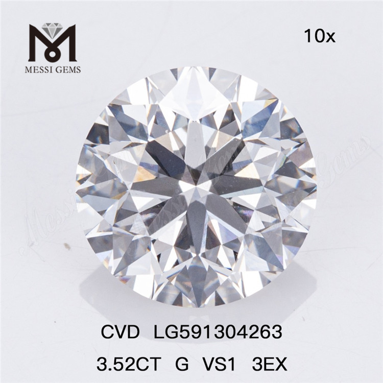 3,52 CT G VS1 3EX CVD-Diamanten: Ihre vertrauenswürdige Quelle für Großbestellungen LG591304263丨Messigems