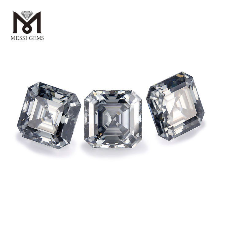 10 * 10 mm Asscher geschnitten Moissanite Diamant Großhandelspreis synthetische Moissanite