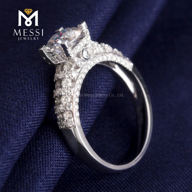 Moissanite Gold Ring für Mädchen