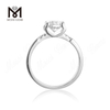 Wuzhou Fabrikpreis Ringe Hersteller 925 Sterling Silber Ring 1 Karat Moissanite Diamantring