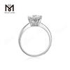 Messi Gems 1 Karat D Farbe Moissanite Diamant Eheringe 925 Sterling Silber für Damen