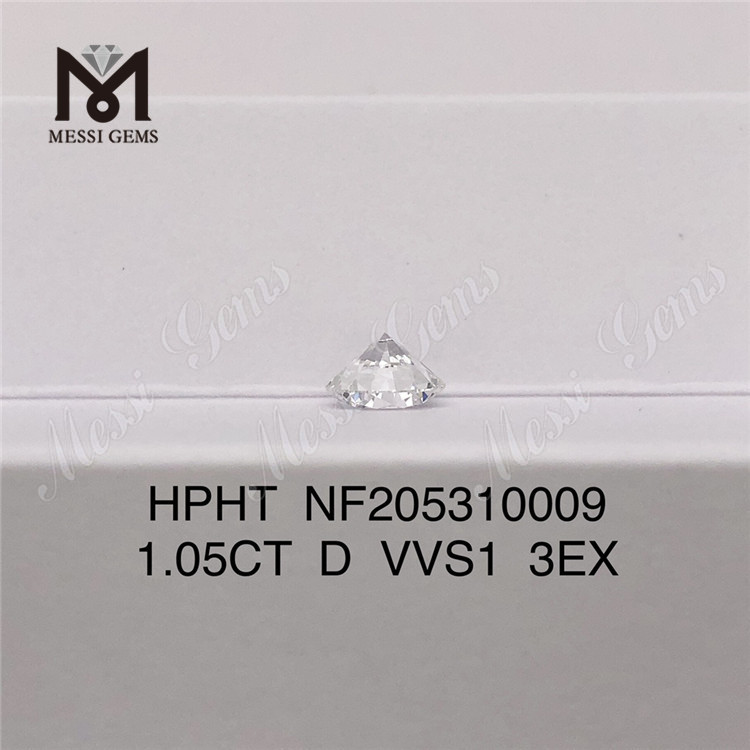 1,05 CT D VVS1 3EX loser runder brillanter Labordiamant zum Fabrikpreis 
