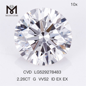2,26 CT G VVS rd Labordiamanten, CVD-Diamanten im Großhandel