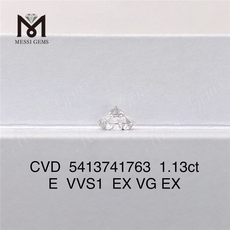 1,13 ct E-CVD-Diamant VVS, loser, weißer, künstlich hergestellter Diamant zum Neupreis