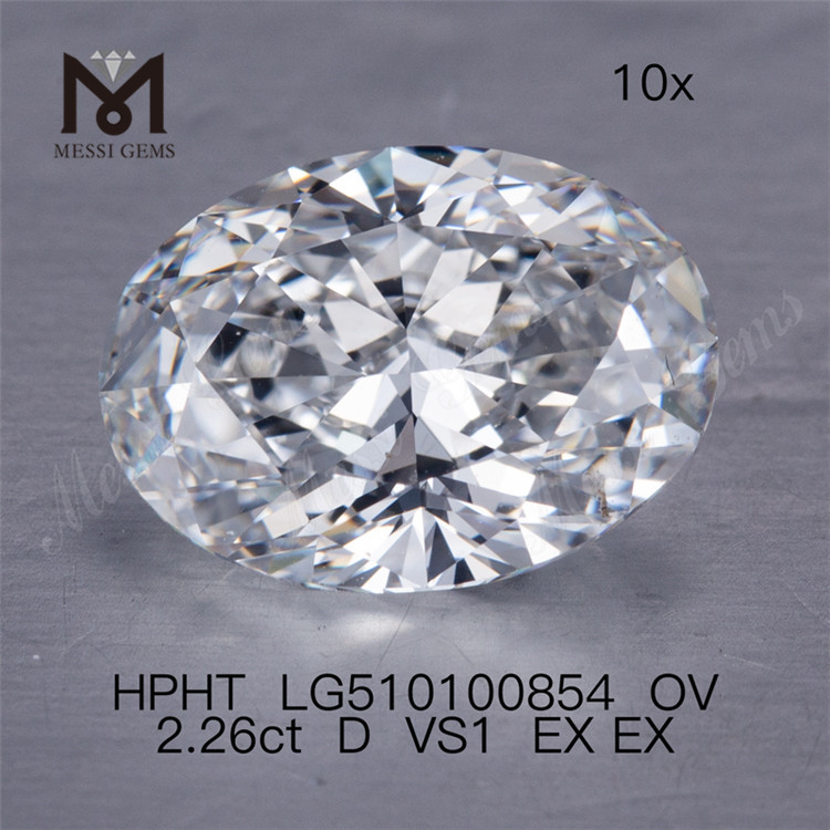 2,26 CT hpht Labordiamant F ov Labordiamant Großhandelspreis