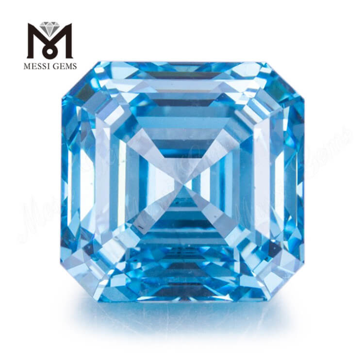 Blaue künstliche Diamanten
