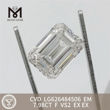 7,98 CT F VS2 EM IGI Diamant CVD LG626484506丨Messigems