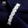 18K Weißgold Classics Design Diamant-Eternity-Ring Goldschmuck Damen Geschenk