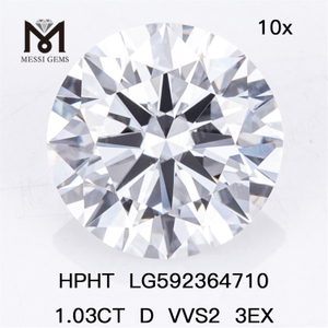 1,03 CT D VVS2 3EX Großhandel HTHP-Diamanten LG592364710 