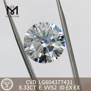 8,33 ct igi-zertifizierter Diamant E VVS2 für die Herstellung individueller Verlobungsringe丨Messigems LG604377431