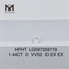 1,44 CT D VVS2 ID EX EX Großhandel im Labor hergestellte Diamanten Ihr Wettbewerbsvorteil HPHT LG597359719丨Messigems