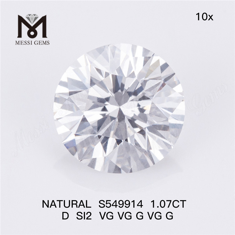 1,07 CT D SI2 Die Schönheit loser natürlicher Diamanten Gestalten Sie Ihre Vision S549914丨Messigems