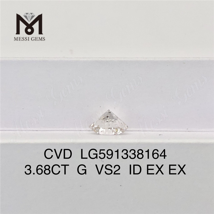 3,68 CT G VS2 ID EX EX Massen-CVD-Diamanten erschließen Gewinnchancen LG591338164丨Messigems