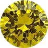 Gelbe kubische Zirkonia-Steine