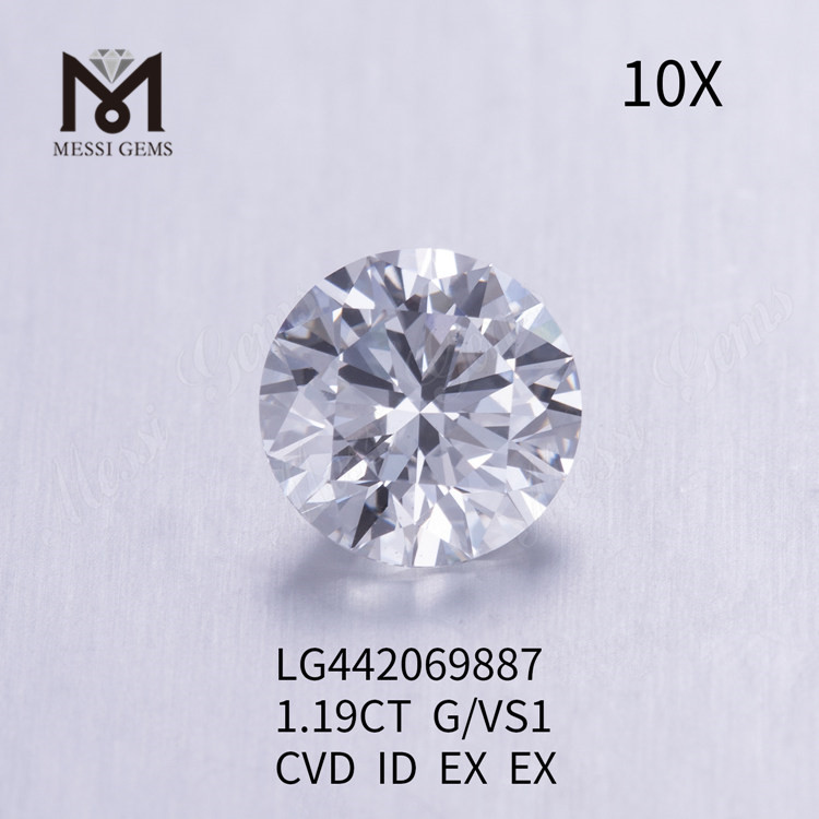 1,19 Karat g VS1 IDEAL Cut Grade Runder 1-Karat-Labordiamant